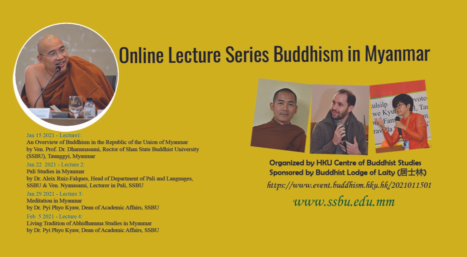 Online Lecture Series Buddhism in Myanmar